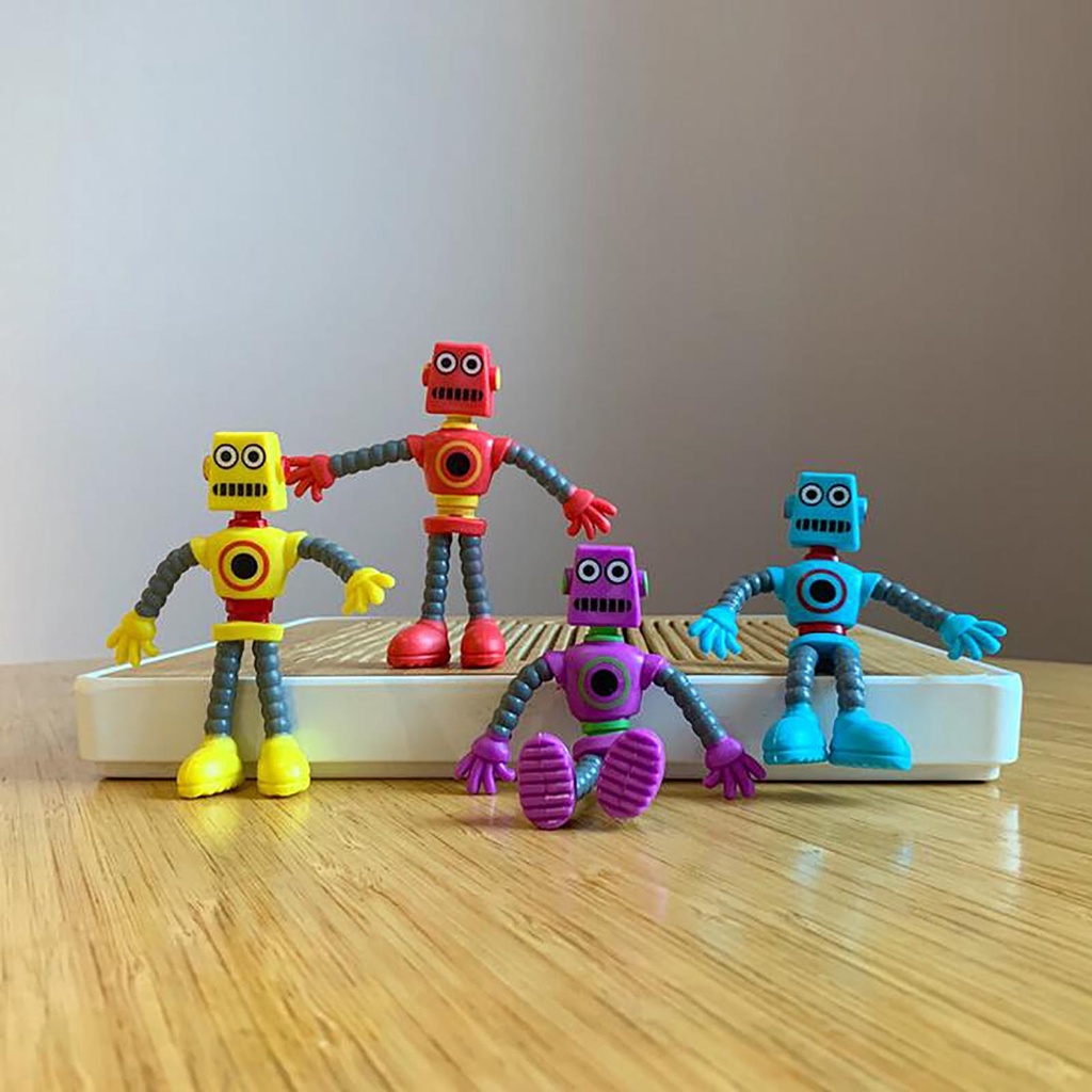Figet Mainan Kreatif Kawat Robot Memutar TDeformed Yang Pernah Berubah Boneka Menyenangkan Dekompresi Mainan Anak Rumit Hadiah Christma