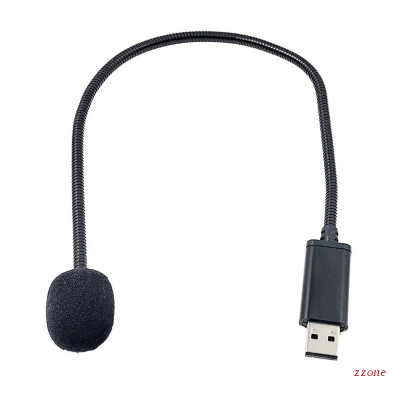 Zzz PC Condensor Komputer Mic, Mikrofon USB 2.0 Untuk Laptop/Notebook/PC/MSN/Skype