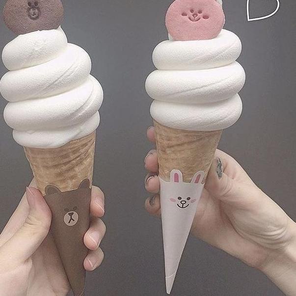 

☇ Soft Creamy Cream sweet heart ❄