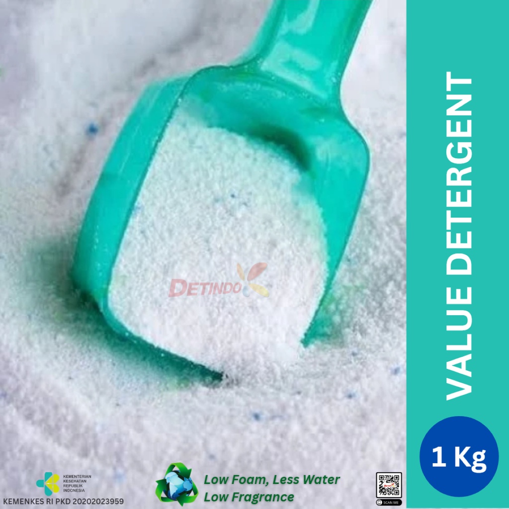 Deterjen Laundry Curah Murah VALUE PACK (Plastik Polos Biasa, No Label) ISI 5KG | Detergen Bubuk mat