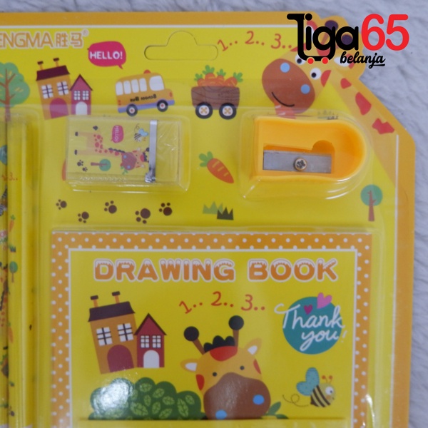 365 Buku &amp; Alat Tulis Anak / Karakter Fancy Gambar Lucu / Stationery Set SM8838