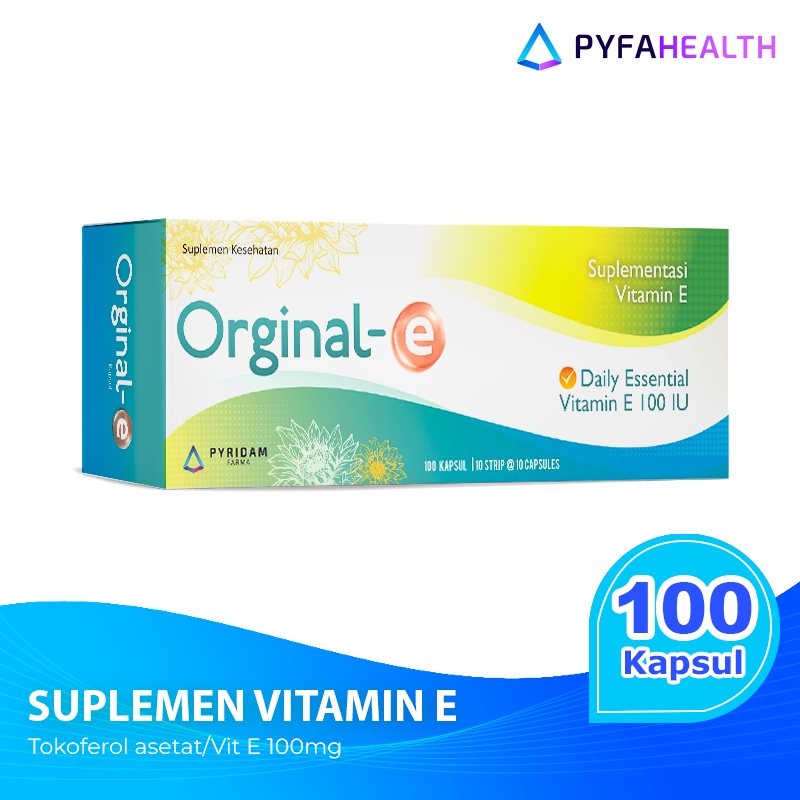 Orginal-E Suplemen Vitamin E - 100 Kaplet