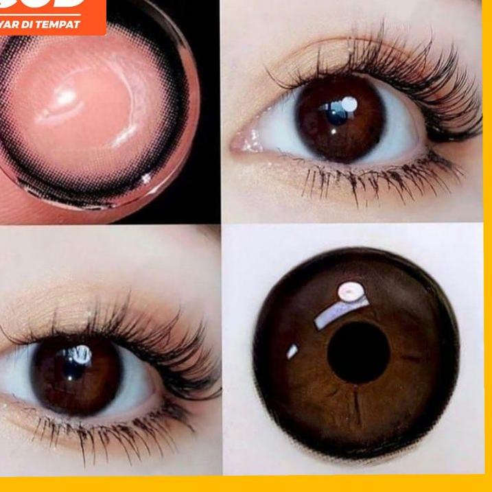 ♡ SOFTLENS NATURAL BLACK 14,00 MM- softlens black - softlens hitam SOFTLENS MINUS NORMAL ♣