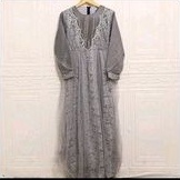 FLASHSALE Gamis Brukat Abu