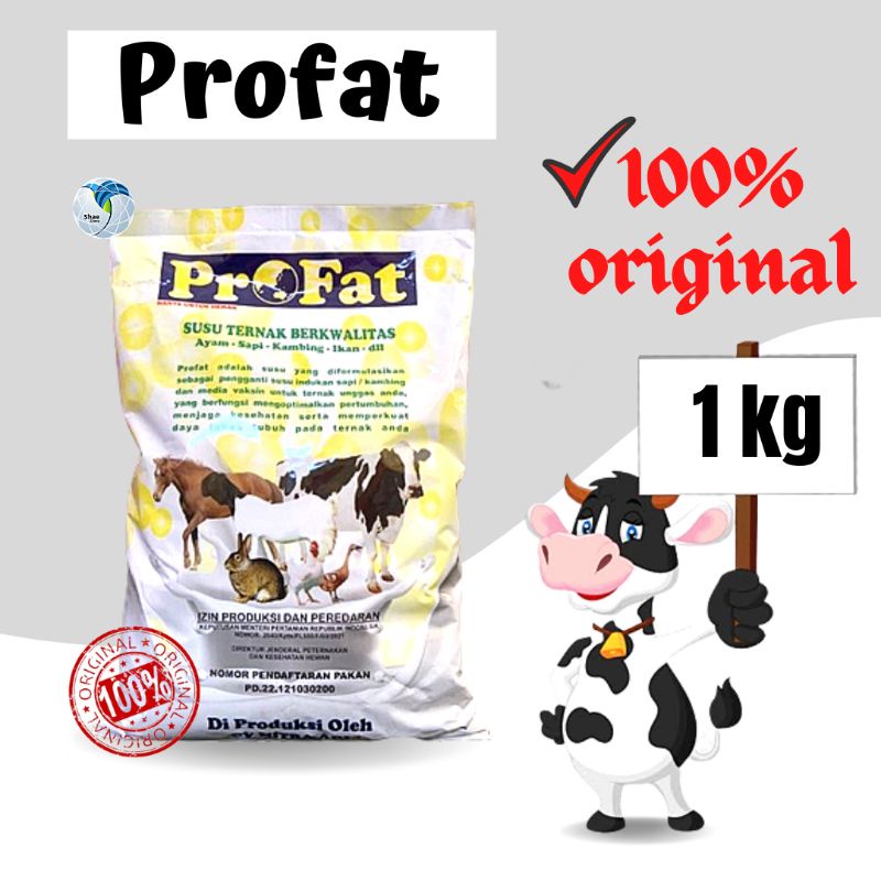 Profat 1kg Susu Ternak Kambing Sapi Kerbau Susu skim Shaestore15