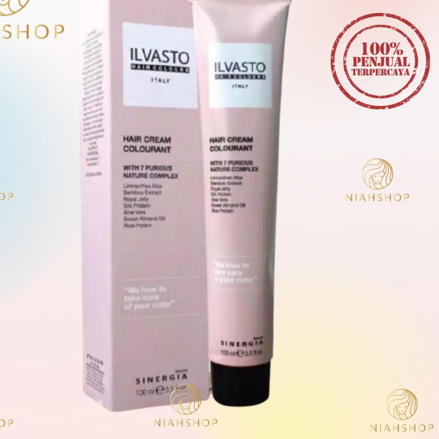 ⅍ NEW HAIR COLOR ILVASTO 100MI/KEMASAN BARU PALING MURAH/ILVASTO CAT RAMBUT ILVASTO ♕