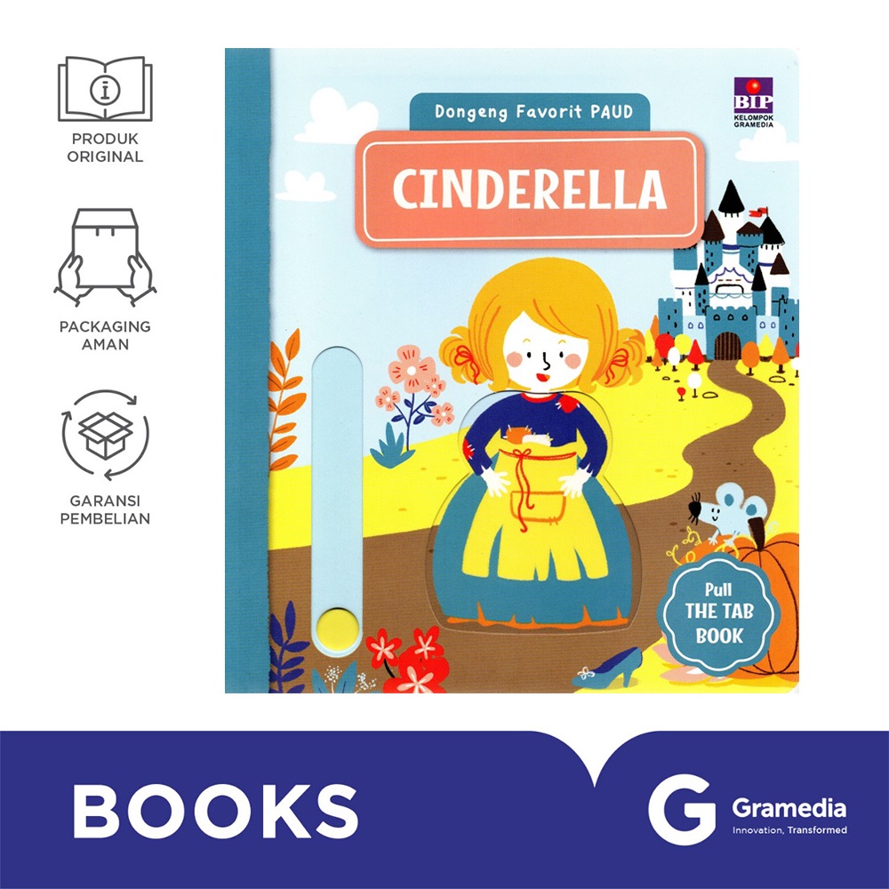 Dongeng Favorit Paud Cinderella (Boardbook Mekanik)
