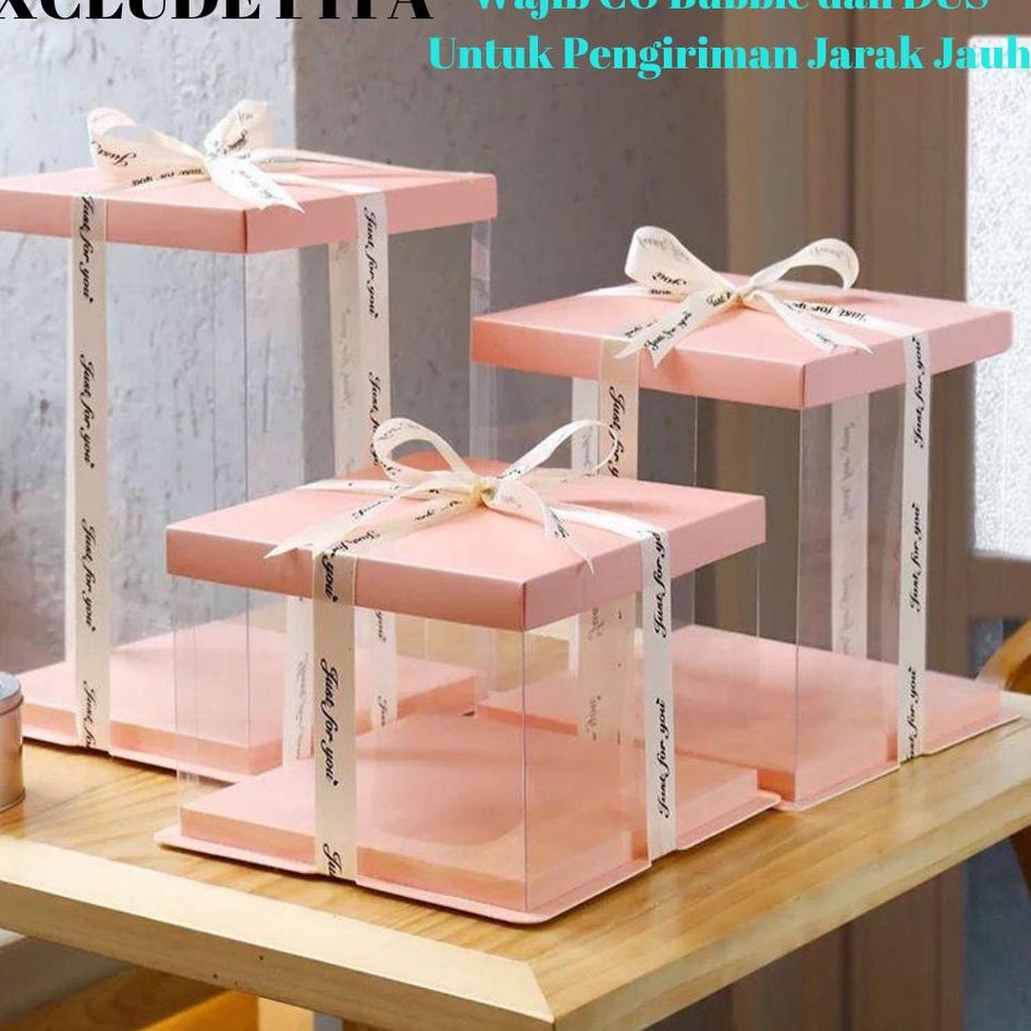

Serbu Promo CAKE BOX MIKA TRANSPARAN KOTAK KUE MIKA GIFT BOX KEKINIAN SIZE 17 DAN 24 CM DAN 21 CM NEW SIZE KOTAK MIKA TRANSPARAN KOTAK HAMPERS GIFT BOX KEKINIAN KOTAK PENYIMPANAN KOTAK KUE AESTHETIC