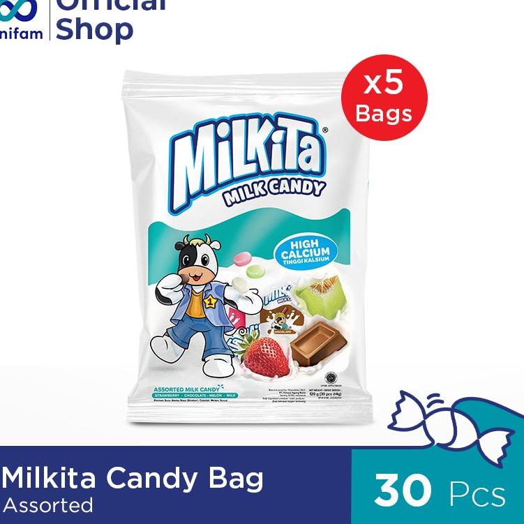 

◙ Milkita Candy Assorted Bag Premium Paket 5 Bag ✪