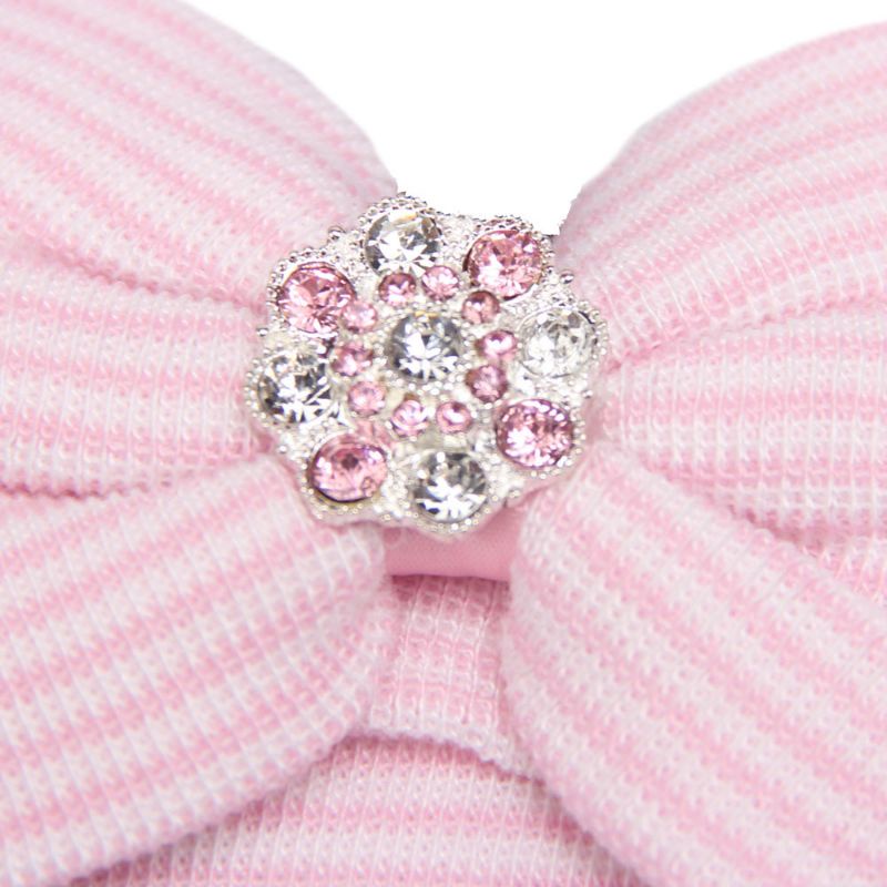 (pimenova) Topi newborn 0-3bln  bayi girl Soft baby bonnets for girls bowknot flower baby girl