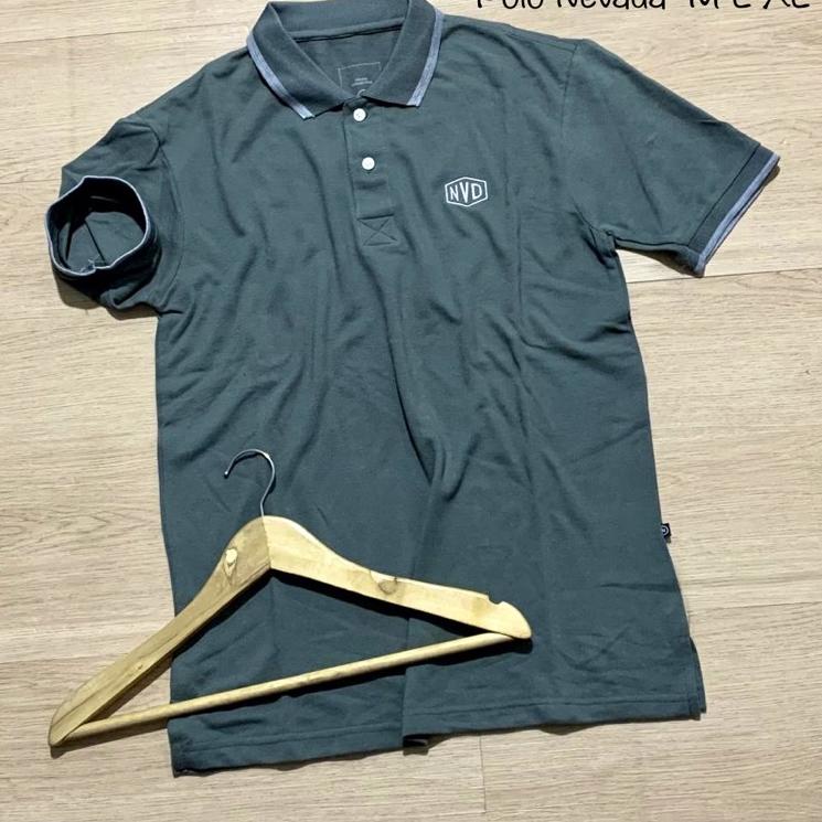 Terbaru Kerah Nevada Baju Kaos Krah Polo Shirt Pria Dewasa Lengan Pendek Kaos Krah Nevada Orinal