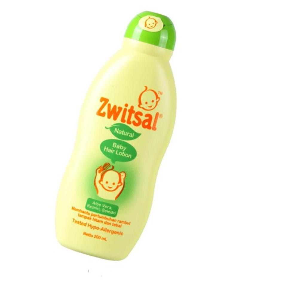 ZWITSAL BABY HAIR LOTION NATURAL ALOE VERA KEMIRI &amp; SELEDRI 200 BOTOL (18)