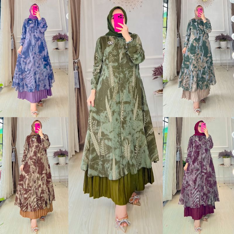 LONG TUNIK ALONA SET ROK PRISKET VOL 4 BY POPPY