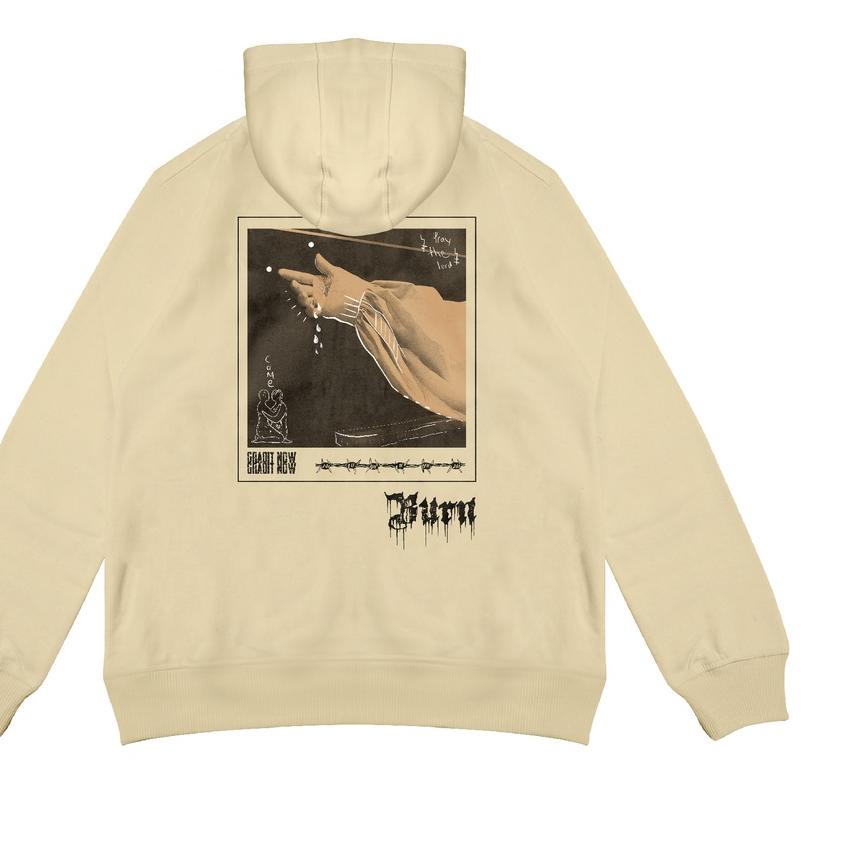 ✾ GRDT Haze Hoodie Cream ♪