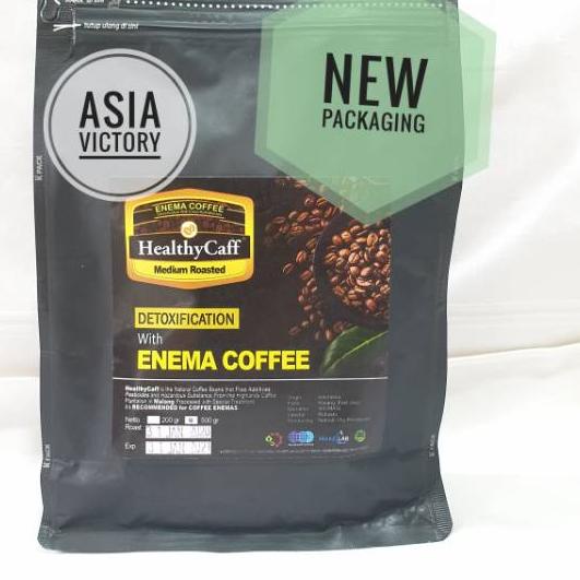 

✩ HealthyCaff 500gr Medium Roasted Healthy Caff Kopi Organik Enema ❄