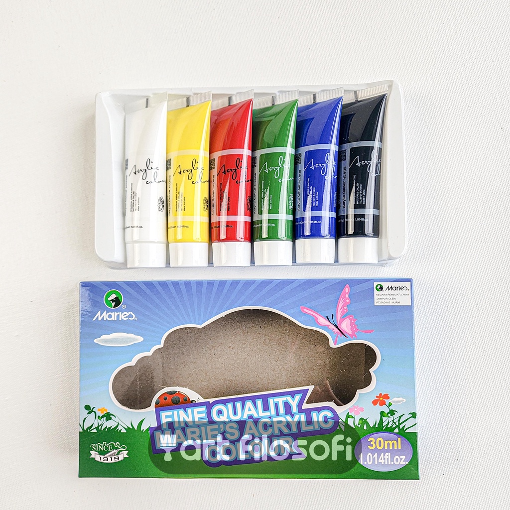 

Cat Akrilik Maries Set 6x30ml | Maries Acrylic Set