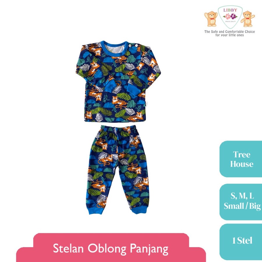 LIBBY Stelan Oblong Panjang + Panjang Motif Tree House