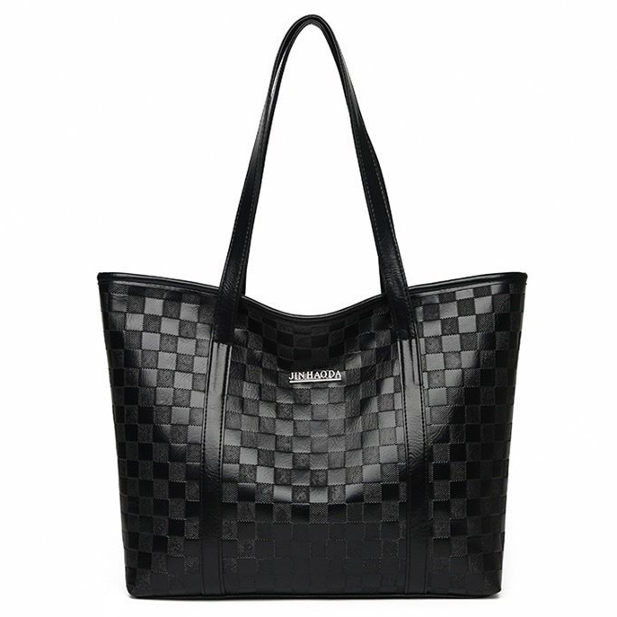 TAS TOTE BAG WANITA HOLYA TA740B5 CEWEK KULIAH KERJA MUAT LAPTOP BESAR IMPORT KOREA KULIT HITAM SHOULDER BAHU BATAM BRANDED MURAH FASHION REMAJA KEKINIAN