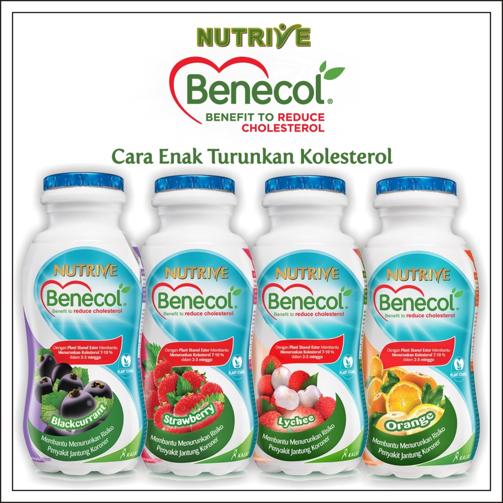 

NUTRIVE BENECOL / Penurun Kolesterol (1 pak isi 6botol)
