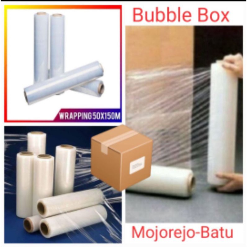 

0PLASTIK WRAP WRAPPING - STRETCH FILM BENING 50cmX150M