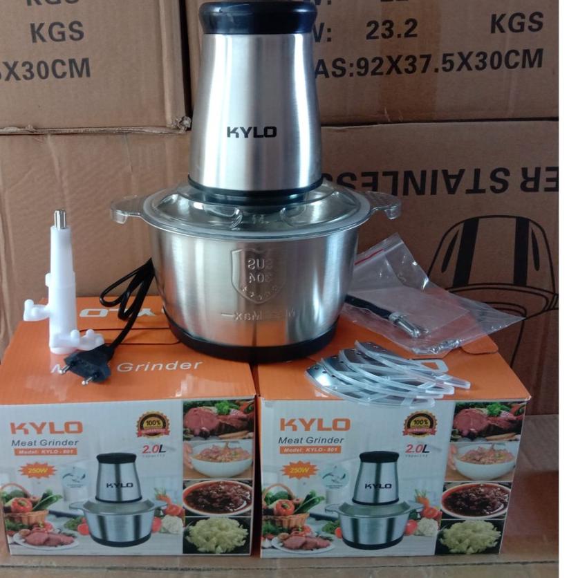 Spesial Harga Stainless Blender Kylo / Blender Listrik Gilingan Daging Cooper Stainless 2ltr KYLO / 