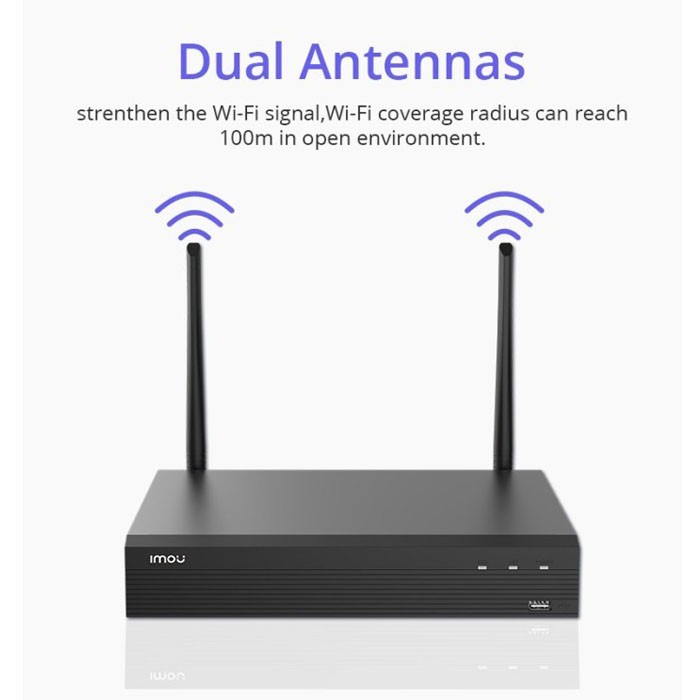 Imou Wifi Wireless NVR 8CH 8 Channel 1080P H265 ONVIF