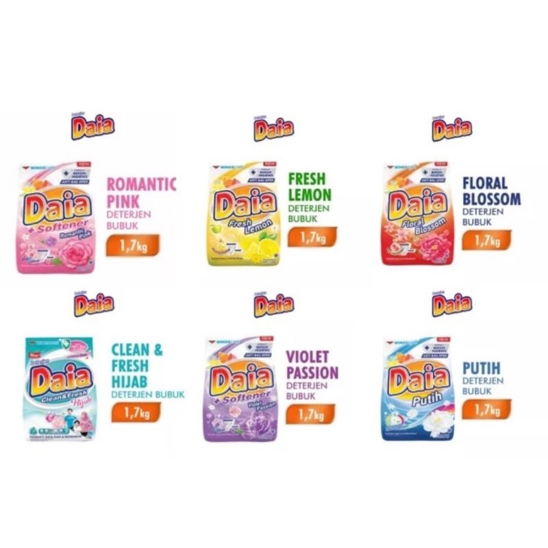 Rinso Daia 1,7/1,6kg 1pc