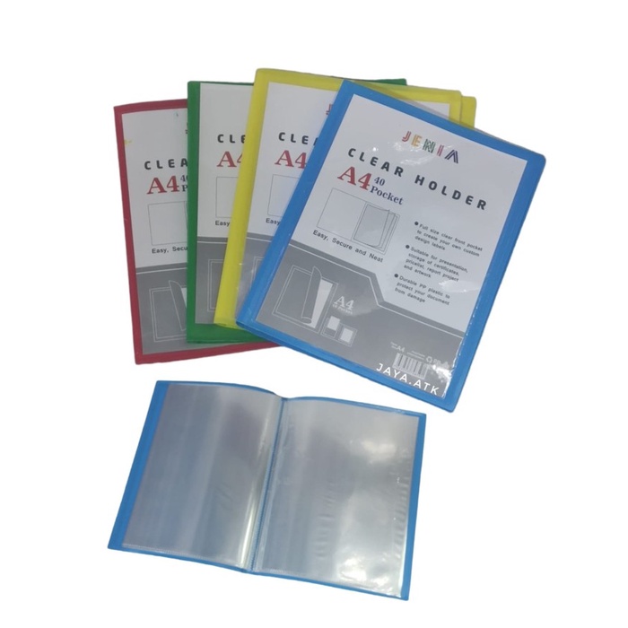 

Sale MAP CLEAR HOLDER DOKUMEN A4 40 LEMBAR DISPLAY BOOK KEEPER WARNA