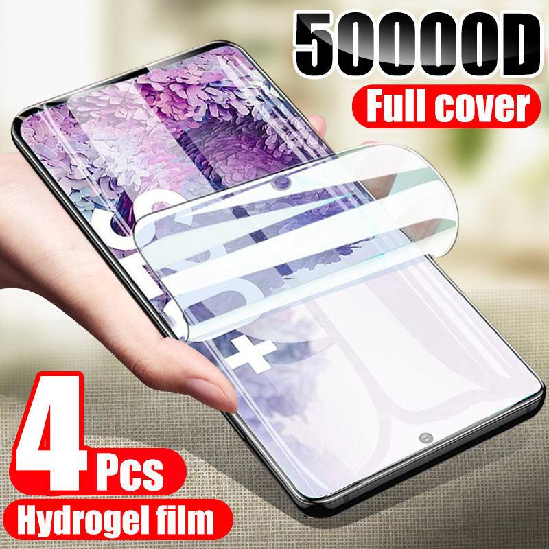 4pcs Film Hidrogel Untuk Redmi Note A1 6 8 9 9A 9C 9A 10 10A 10C 10s 11 11s 12 Pro Plus 5G Film Pelindung Layar