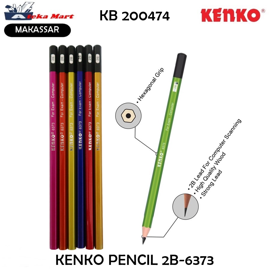 

[PCS] KENKO PENSIL 2B 6373