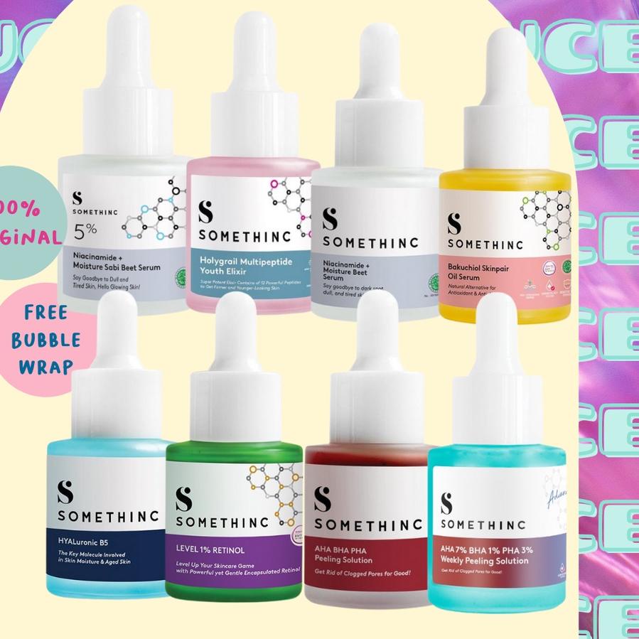 ☄ SOMETHINC Niacinamide Mouisture Beet/ AHA BHA PHA Peeling / Level 1% Retinol /HYALuronic B5 Serum/