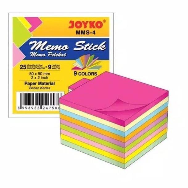

Y21 Sticky Note / Memo Stick / Memo Tempel JOYKO MMS-4 Warna PALING BAGUS ひ