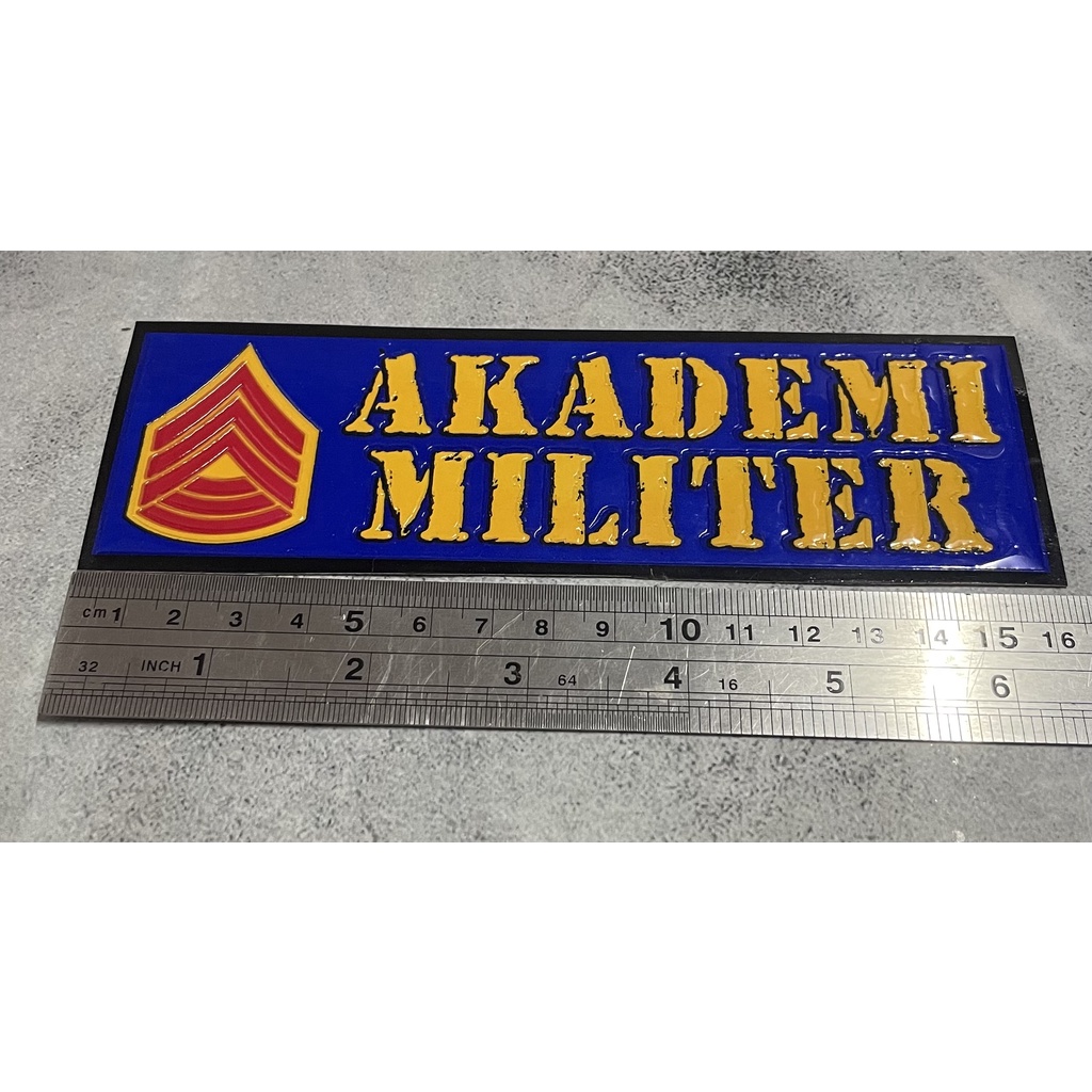 Sticker Akmil (Pjg Biru) - Stiker Akademi Militer - Stiker Akmil Mobil Motor