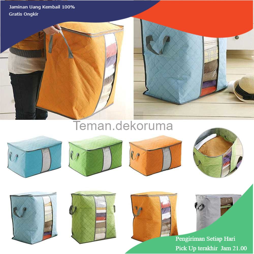 TD- TMP Urijk Kantong Organizer Penyimpanan Pakaian Fabric Storage Box - M1466