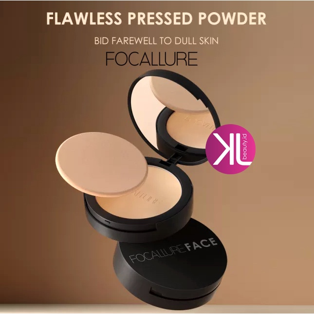 FOCALLURE Oil-control Pressed Powder-Matte | Bedak Padat