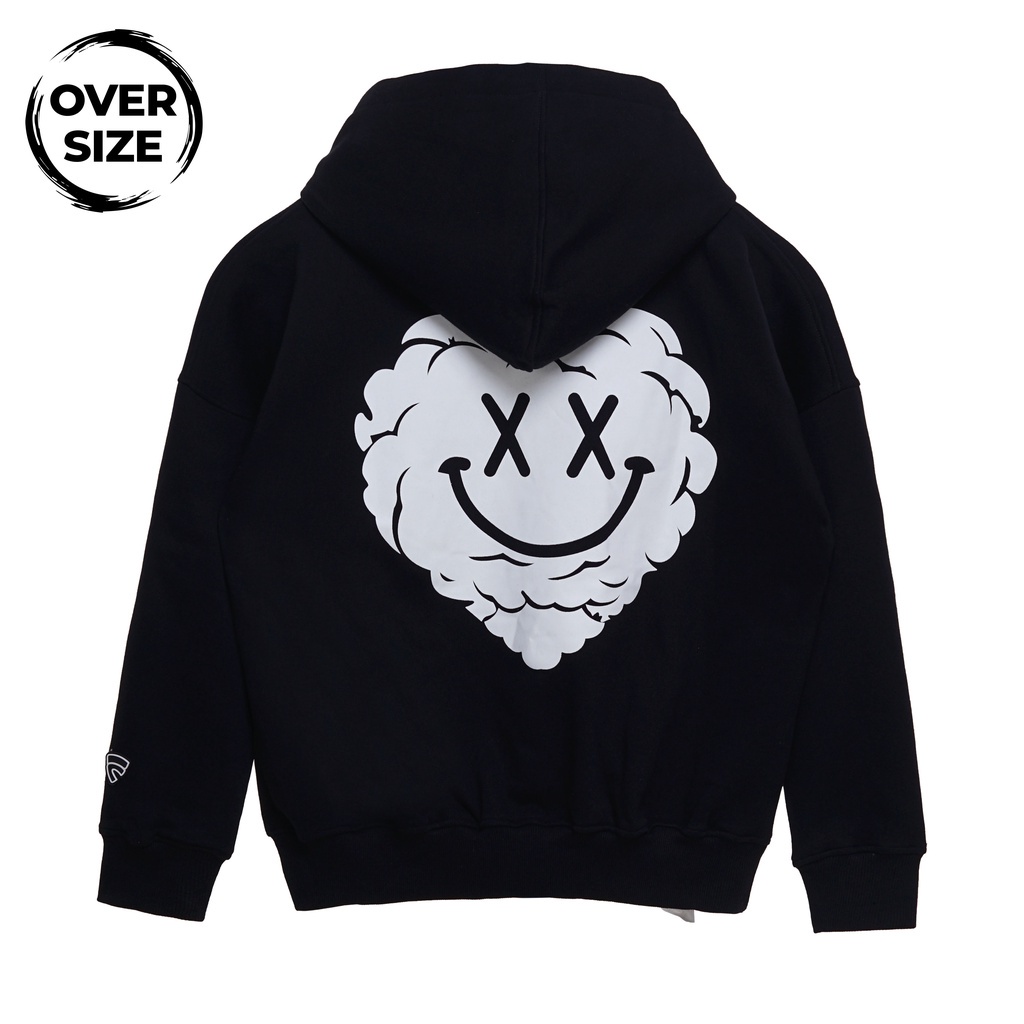 JACKET HOODIE FRIDAY KILLER OVER SIZE | CLOUD HART BLACK