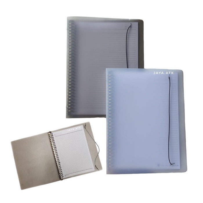 

Sale BINDER NOTE A4 MAP BUKU 30 RING LOOSE LEAF COVER POLOS BONUS ISI 20 LB