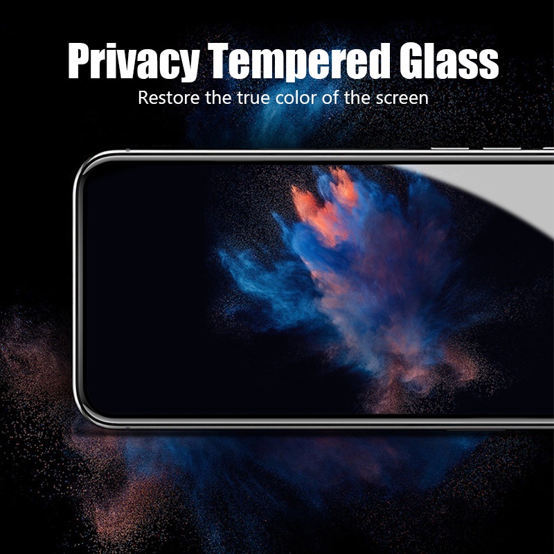 IPHONE New Fall-Proof Full-Screen Anti Mengintip Film Diperkeraskan Film Anti Mengintip Film Jatuh Baru Untuk Iphone14 13 12 11 Pro Max SE X XS XR Max6 7 8 Plus Se20 SE SE 2020