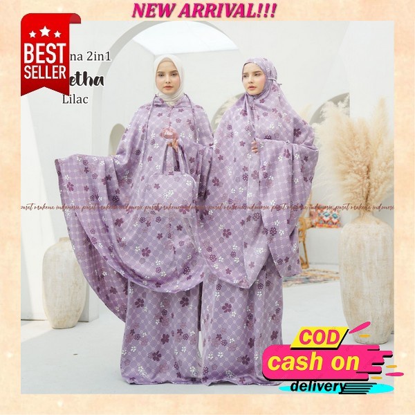 Mukena Dewasa Katun Rayon Nadira Mukena Dewasa 2In 1 Terbaru 2023 Bahan Adem Mungkenah Premium Pusat