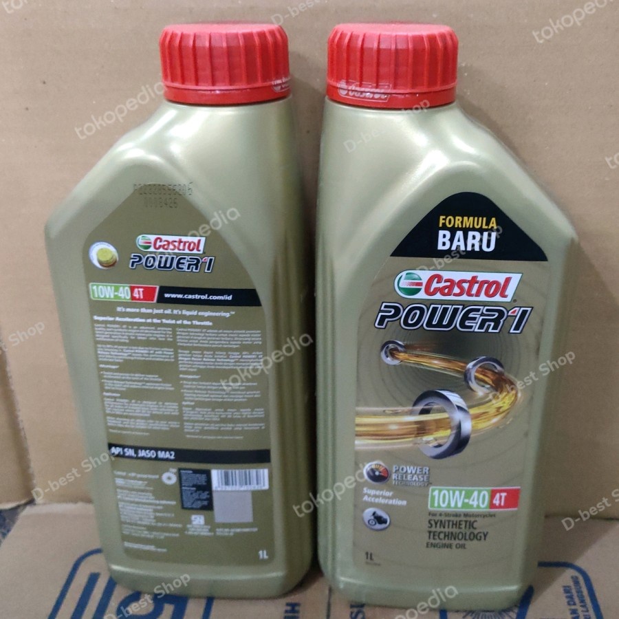 OLI Motor CASTROL POWER 1 SAE 10W/40 - 1 liter