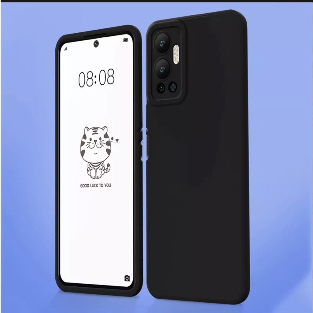 CASE COVER P/B- Case INFINIX HOT 12 / INFINIX NOTE 11 NFC / INFINIX NOTE 11 / HOT 10 PLAY / HOT 11 PLAY / HOT 12 PLAY / HOT 12 PLAY NFC / HOT 12 PRO Softcase Liquid Macaron Pro Camera Hitam