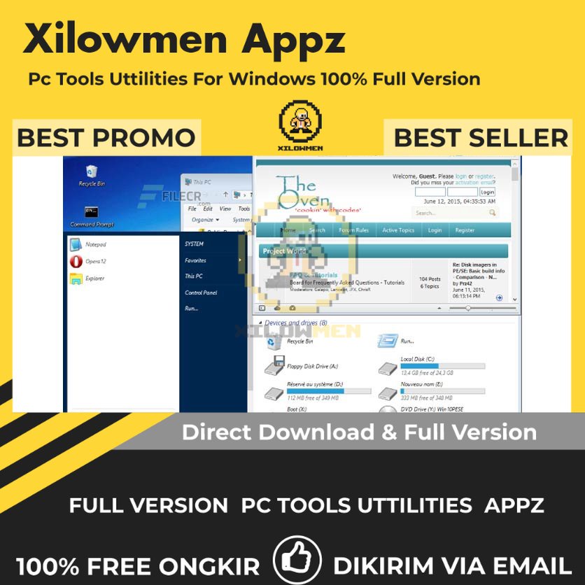 [Full Version] Win10XPE Pro PC Tools Software Utilities Lifetime Win OS