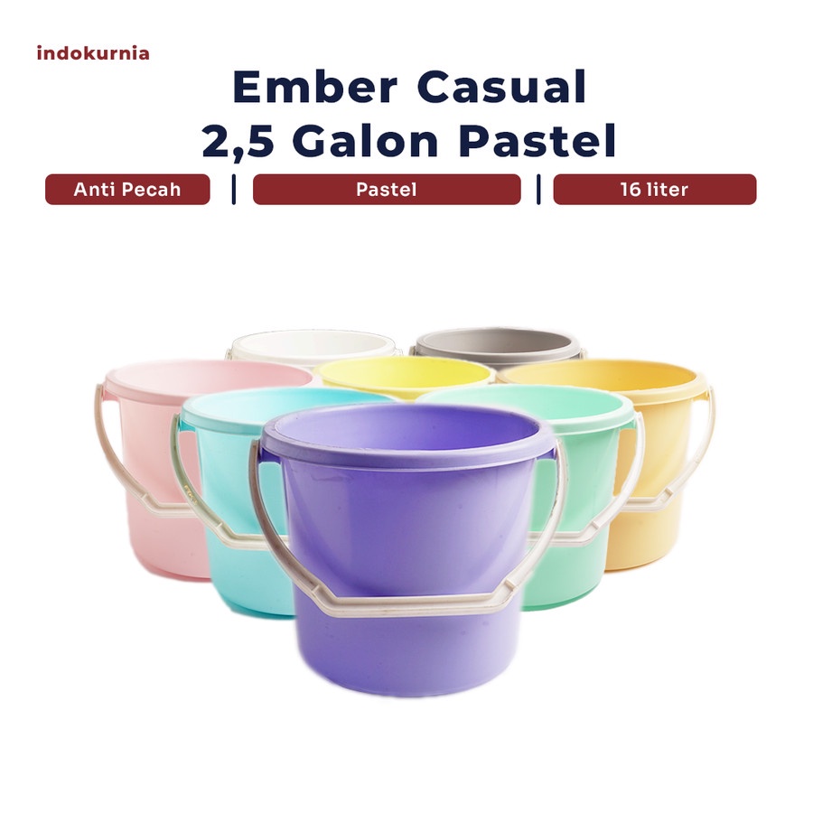 IK - Ember Casual 2.5 Galon Pastel Ember Plastik 9 Liter TERMURAH