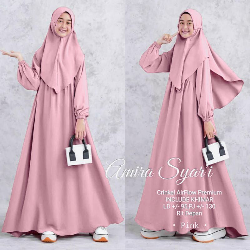 DRESS MUSLIM, Fashion Muslim, baju wanita, dress, gamis, Baju gamis, fashion wanita, Amira Syari