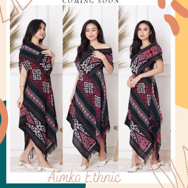PALING DICARI Dress tenun dress etnik gamis tenun gamis etnik gamis tenun etnik dress big size tenun
