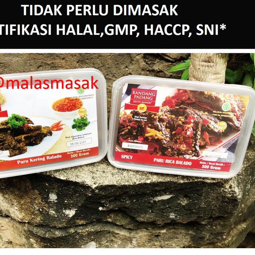 

▲ Paru Kering/Rica Sambalado Merah Restu Mande ✩