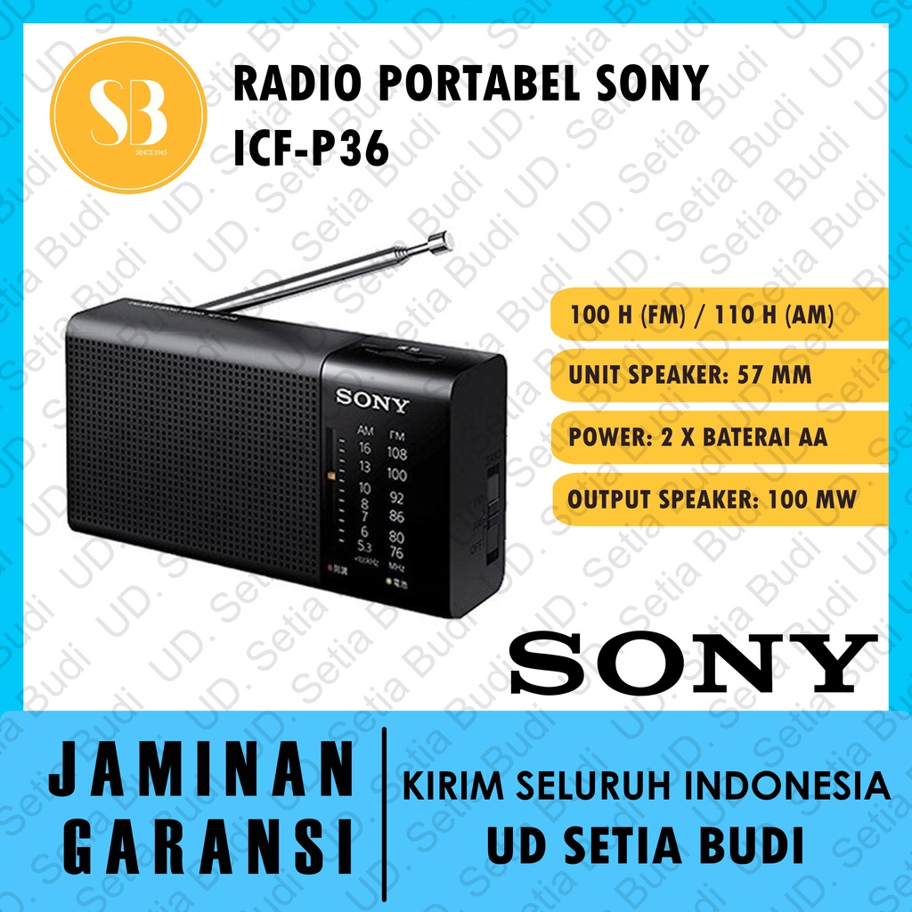 Radio Portable / Pocket Radio Sony ICF-P36 Radio Sony ICF P36 ICF P36 Radio Saku