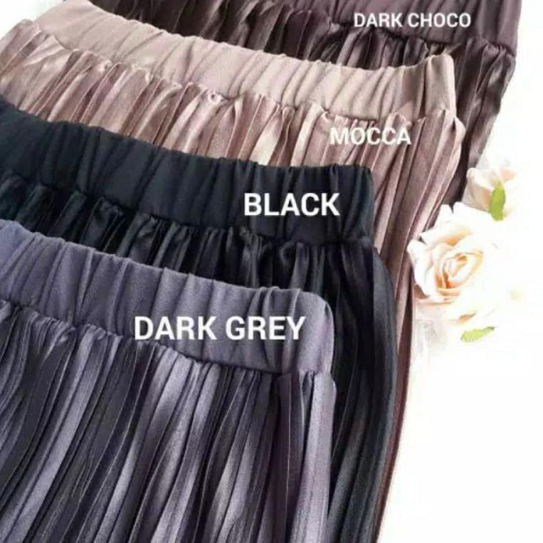 STOK TERBATAS rok plisket premium import rok plisket panjang rok plisket lurus