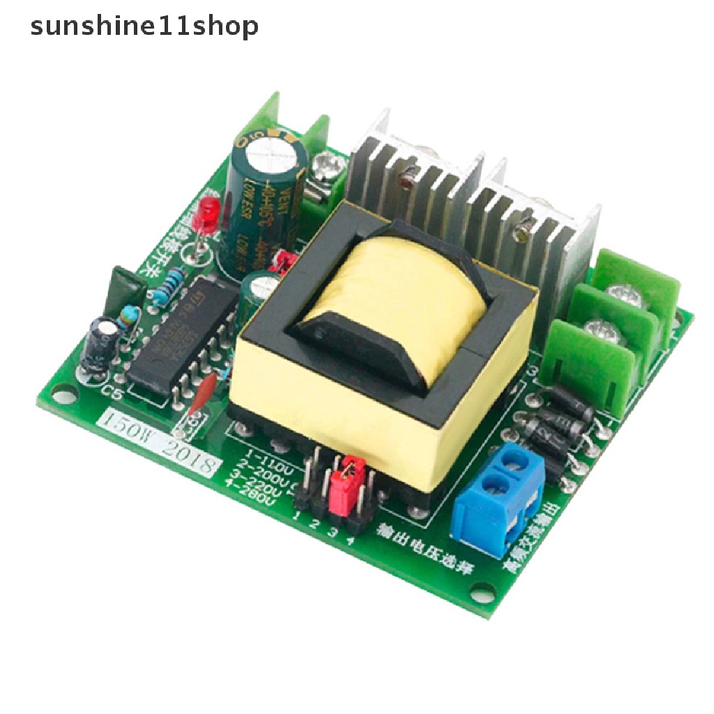 Sho 150W Modul Booster Konverter DC-AC 12V Ke 110V 200V 220V 280V 150W Inverter Boost Board Trafo N