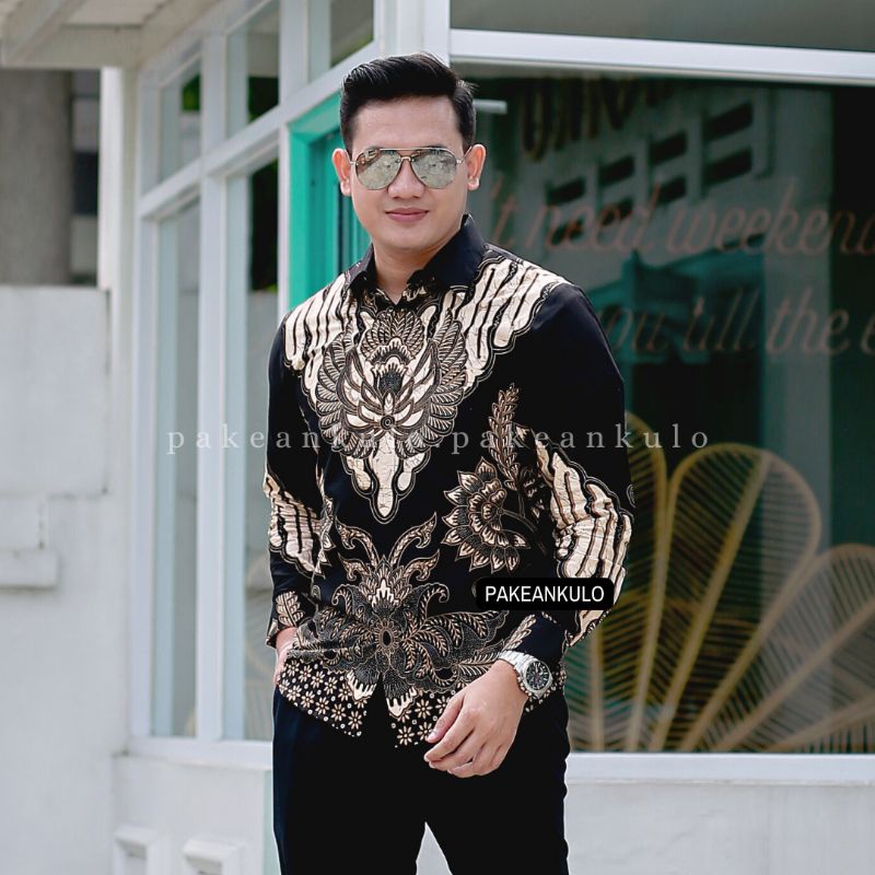 Batik Premium Pria Slimfit || Motif Caturangga